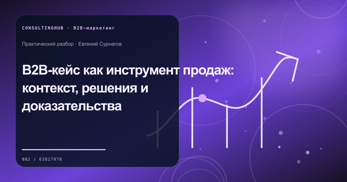 B2B-команда проектирует спрос и контент: B2B-кейс как инструмент продаж: контекст, решения и доказательства