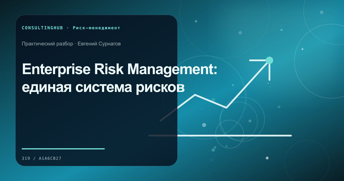 Команда анализирует сценарии бизнес-рисков: Enterprise Risk Management: единая система рисков