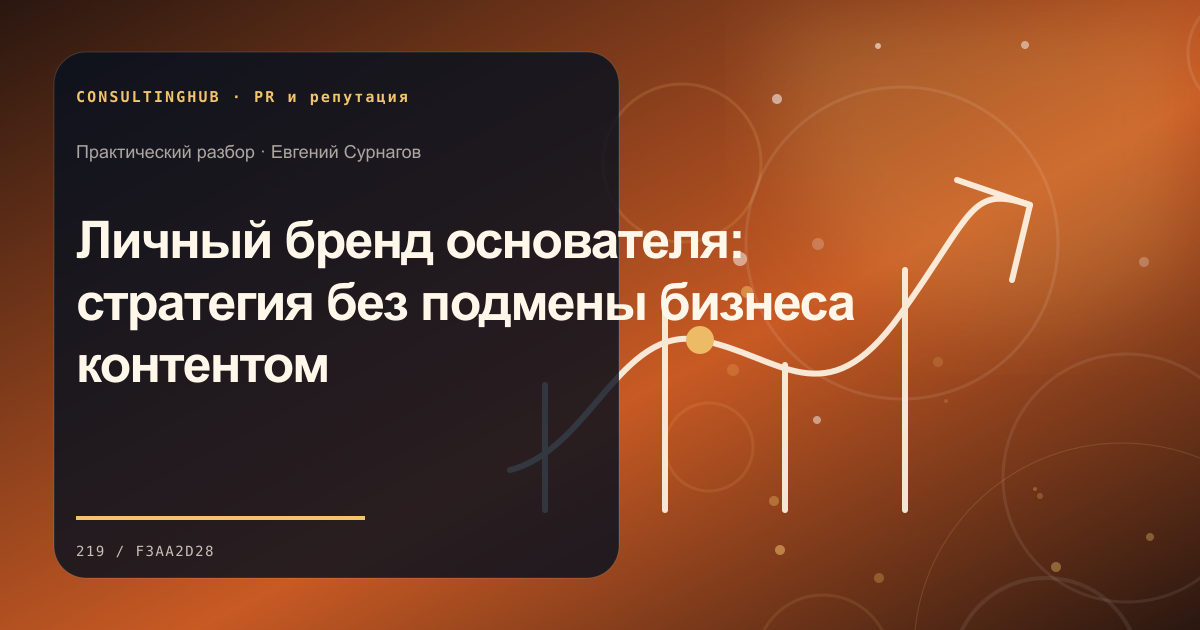 Коммуникационная команда планирует PR-работу: Личный бренд основателя: стратегия без подмены бизнеса контентом