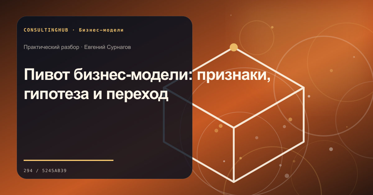 Стратегическая команда проектирует бизнес-модель: пивот бизнес-модели; рабочая сессия по теме статьи