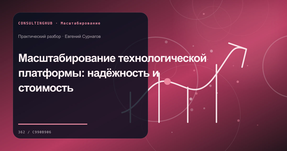 Руководители готовят модель масштабирования: Масштабирование технологической платформы: надёжность и стоимость