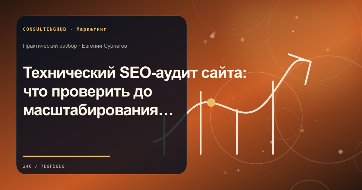 Маркетинговая команда планирует кампанию: Технический SEO-аудит сайта: что проверить до масштабирования контента