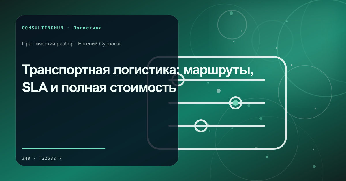Supply-chain команда моделирует запасы, мощности и маршруты: транспортная логистика; рабочая сессия по теме статьи